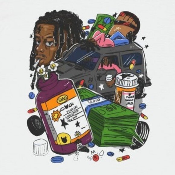 Lucki T Shirt, Graphic Tee, Lucki Merch, HipHop Rap Tee - Picture 2 of 3